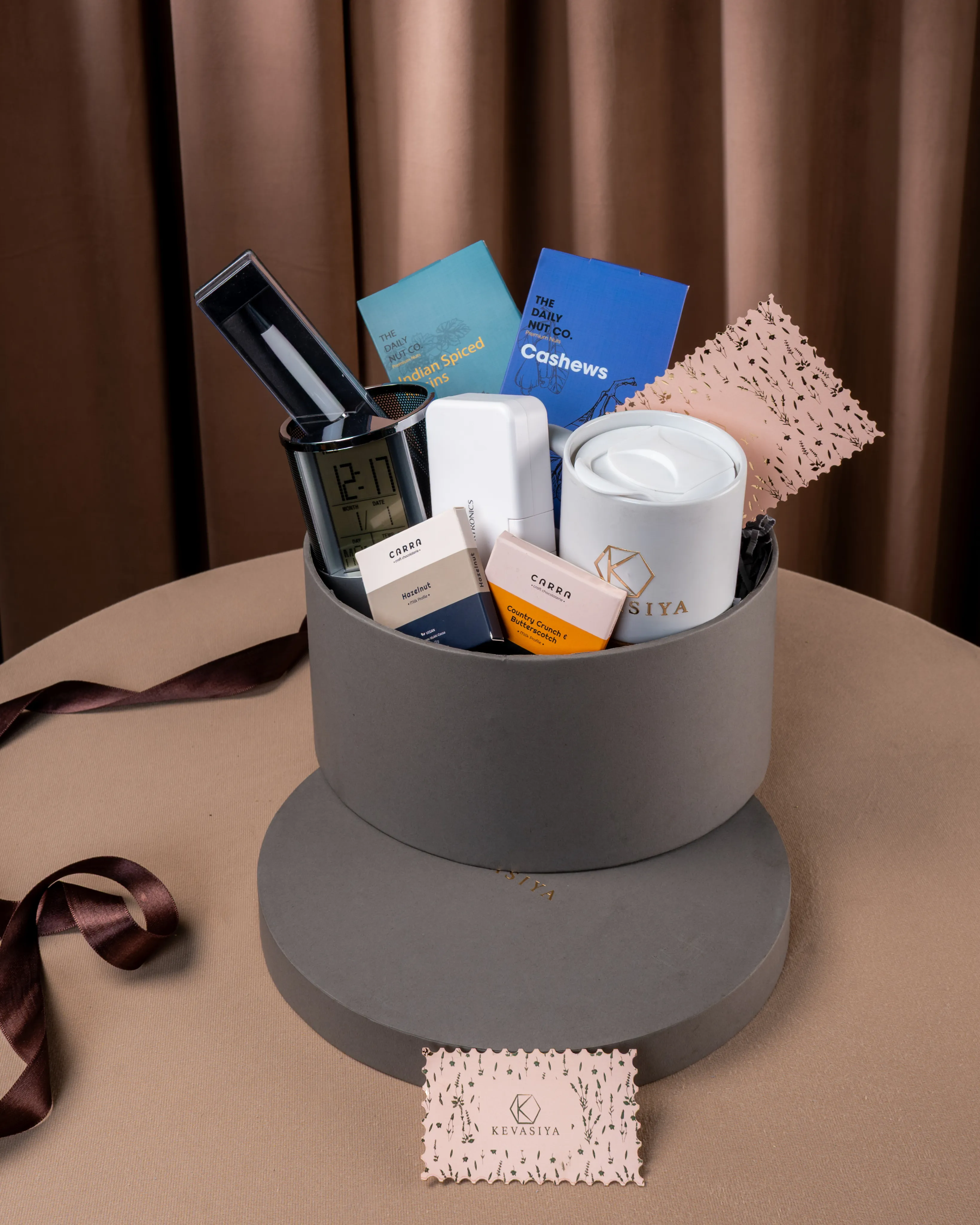 Client gift basket with premium products